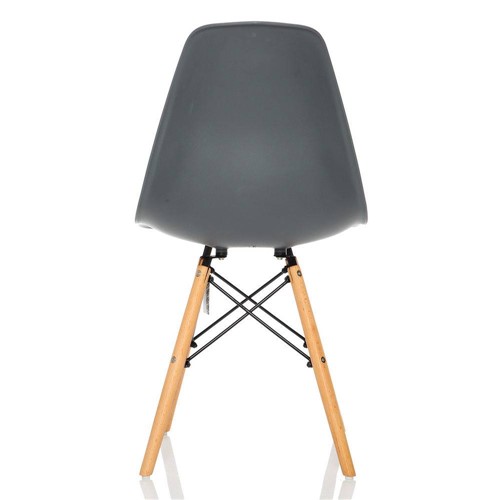 Cadeira Charles Eames Cinza Escuro