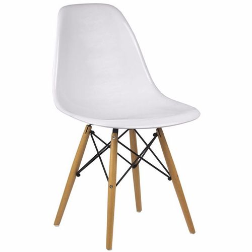 Tudo sobre 'Cadeira Charles Eames Design Branca Tl-Cdd-02-2 Trevalla'