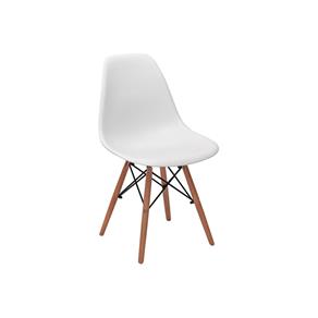 Cadeira Charles Eames Eiffel Dkr Wood - Design - Branco