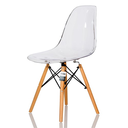 Cadeira Charles Eames Eiffel DSW - Acrílica Transparente