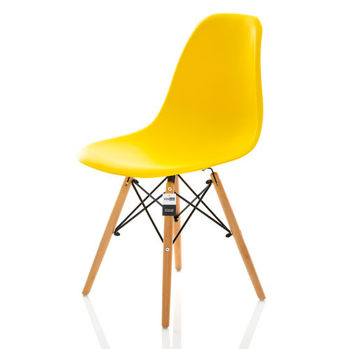 Cadeira Charles Eames Eiffel Dsw Amarela