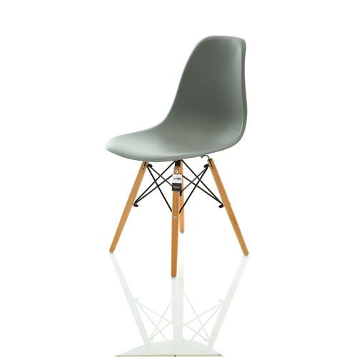 Cadeira Charles Eames Eiffel Dsw Cinza Claro