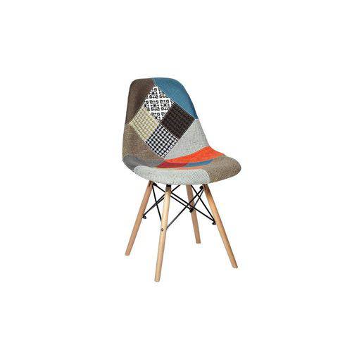 Cadeira Charles Eames Eiffel Sem Braços Patchwork