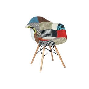 Cadeira Charles Eames Patchwork New com Braços