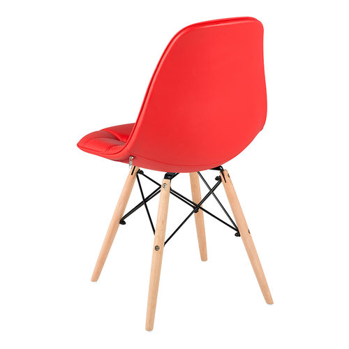 Cadeira Charles Eames Round Vermelha