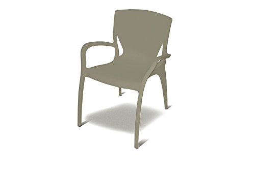 Cadeira Clarice Monobloco Concreto 92040210 Tramontina