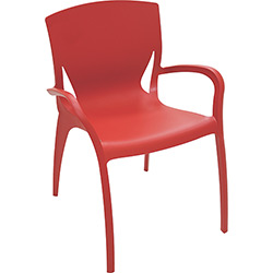 Cadeira Clarice Vermelha - Tramontina