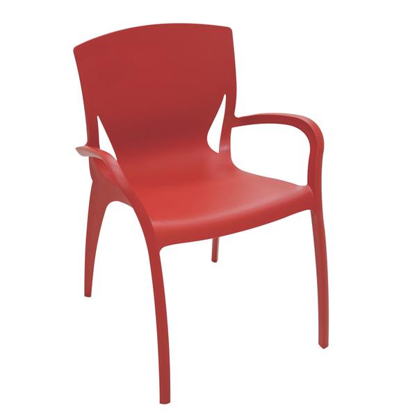 Cadeira Clarice Vermelha Tramontina