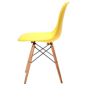 Cadeira Club do Design DKR Wood - Amarela