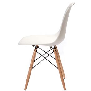 Cadeira Club do Design DKR Wood - Branca