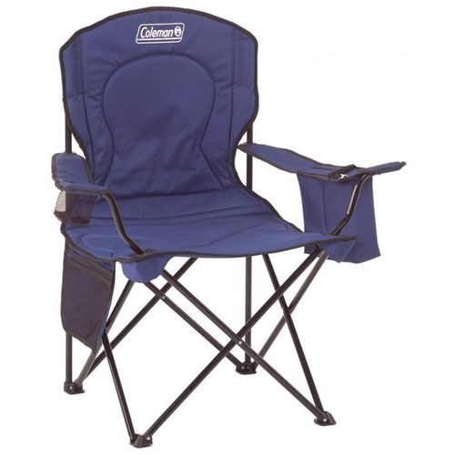 Cadeira Coleman Dobravel com Cooler Azul