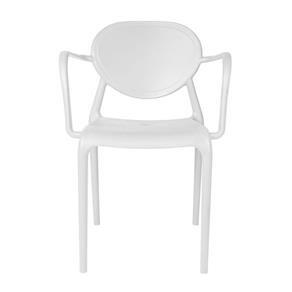 Cadeira com Braço Slick Polipropileno I`M IN - Branco