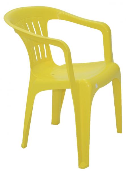 Cadeira com Braços Atalaia Amarelo - Tramontina