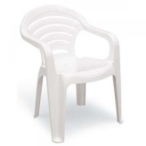 Cadeira com Braços Branca - ANGRA - Tramontina