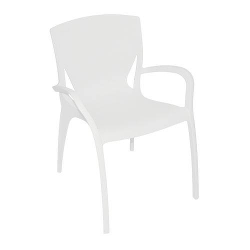 Cadeira com Bracos Clarice Branco