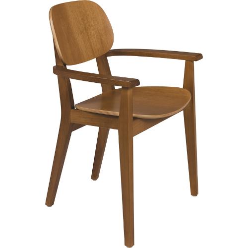 Cadeira com Braços London Amêndoa - Tramontina
