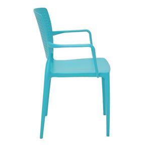Cadeira com Braços Safira Tramontina - AZUL PETRÓLEO
