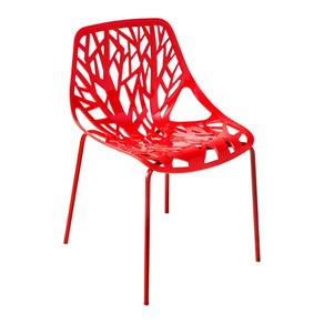 Cadeira Consuelo Polipropileno Clim CadconVm By Haus - Selecione=Vermelha