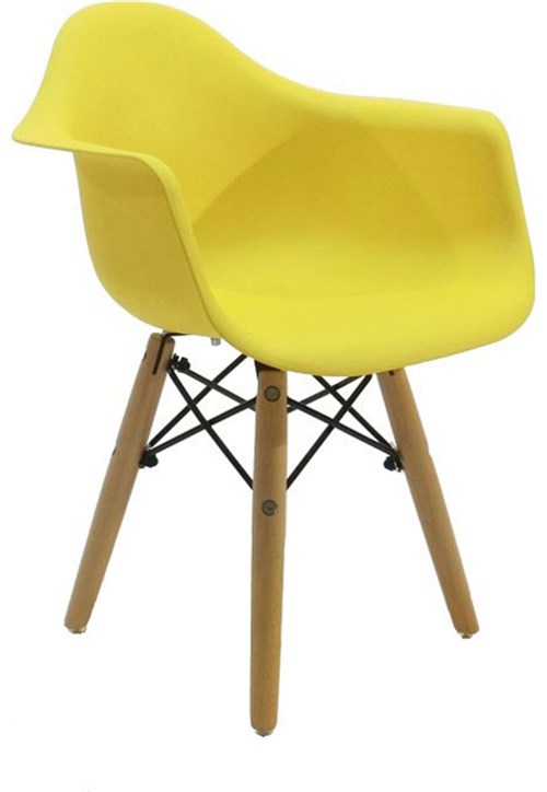 Cadeira Dar Eames Kids Amarela Byartdesign