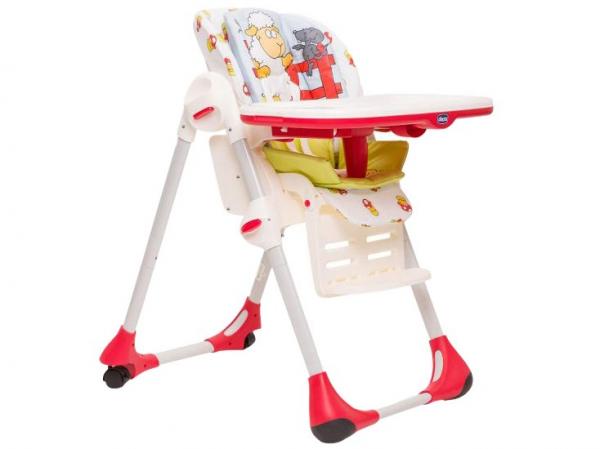 Cadeira de Alimentação Chicco Polly 2 em 1 Dolly - 7 Posições de Altura para Crianças Até 15kg