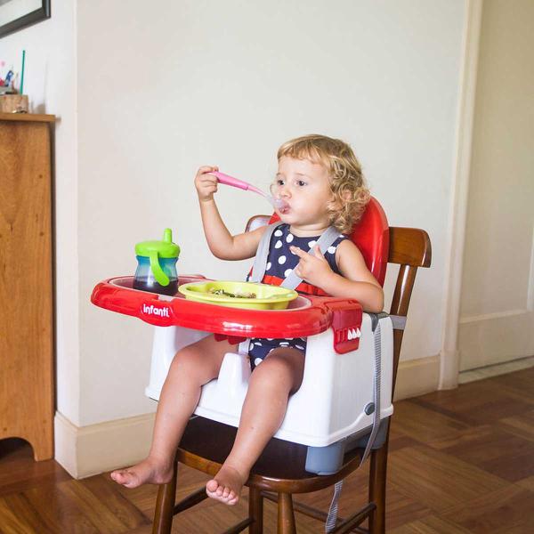 Cadeira de Alimentação Compacta Mila Infanti (até 15kgs) - Vermelho