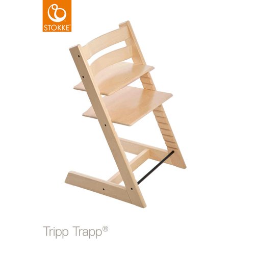 Cadeira de Alimentação Crescimento Tripp Trapp Natural - Stokke (Pronta Entrega)