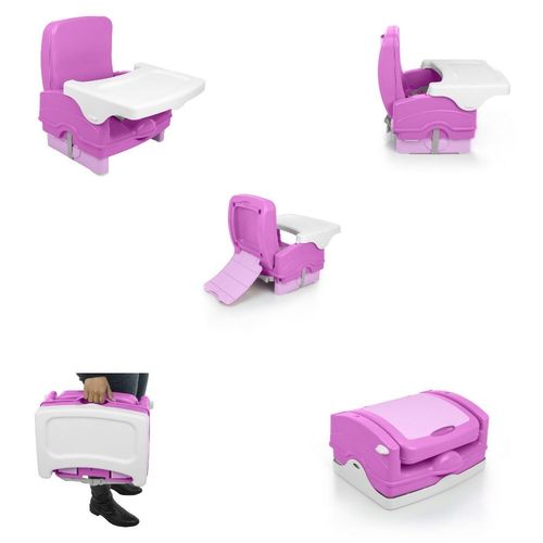 Cadeira de Alimentação Portátil Smart Rosa- Cosco