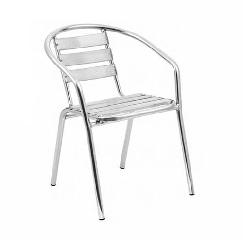 Cadeira de Alumínio Alegro Empilhável 100-6, 6 Unidades