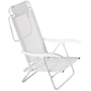Cadeira de Alumínio Mor Sol e Verão, Branca