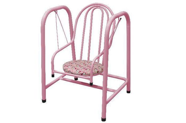 Cadeira de Balanço Fantasia Rosa - Açomix