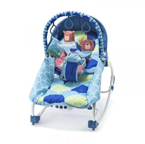 Cadeira de Balanço para Bebês 0-20 Kg Azul Weego 4028