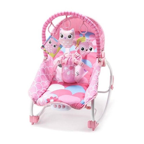 Cadeira de Balanço para Bebês Rosa Weego