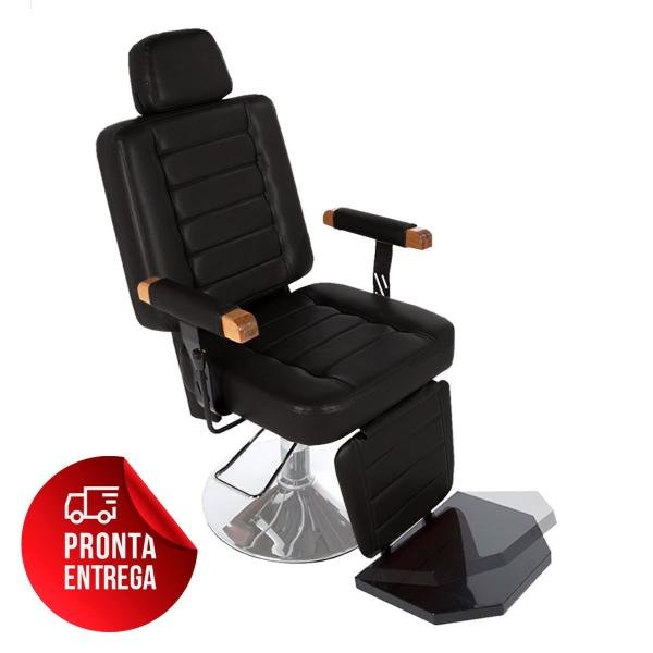 Cadeira de Barbeiro Reclinável Ancona - Tera Móveis