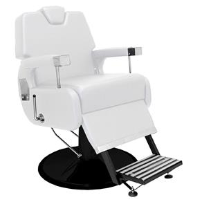 Cadeira de Barbeiro Reclinável Sevilha - Branco