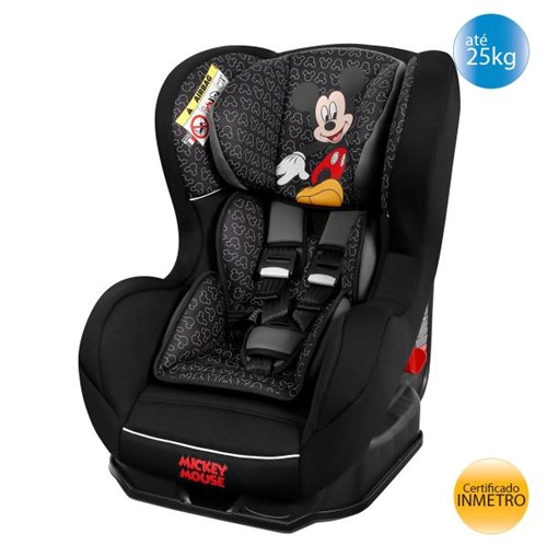 Cadeira de Carro - Grupo 0, I, II (25kgs) - Disney Primo Mickey Mouse Vite - Preto