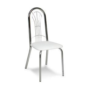 Cadeira de Cozinha Cromado 0182 - Branco
