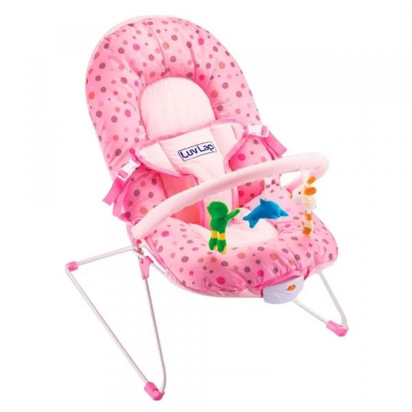 Tudo sobre 'Cadeira de Descanso Bebê Importway Macia que Vibra e Tem Som - Rosa BW045RS'