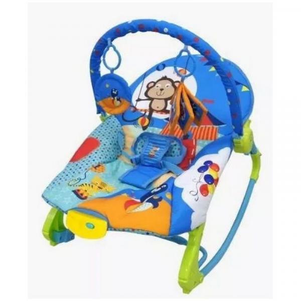 Tudo sobre 'Cadeira de Descanso Musical para Bebê New Rocker Azul - Color Baby'