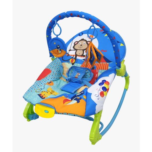 Cadeira de Descanso New Rocker Vibratória Musical Azul - Color Baby