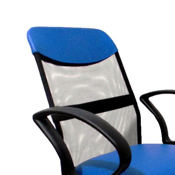 Cadeira de Escritório Diretor Costaneira Soft Azul - Furniture