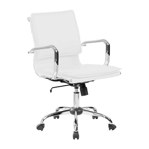 Cadeira de Escritório Eames Comfort Diretor Branca