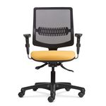 Cadeira de Escritório Flexform Uni me Black Yellow