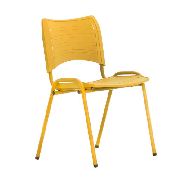 Cadeira de Escritório Interlocutor Evidence Color Amarela - Mobly