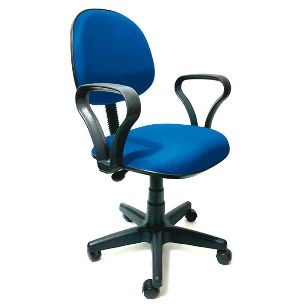 Cadeira de Escritório Secretária Mazikeen Ajustável Azul - Absolut