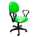 Cadeira de Escritório Secretária Mazikeen Ajustável Verde
