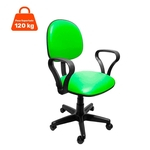 Cadeira de Escritório Secretária Mazikeen Ajustável Verde