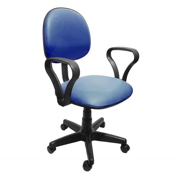 Cadeira de Escritório Secretária Mazikeen II Ajustável Azul - Absolut