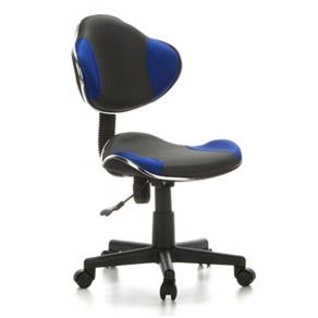 Cadeira de Escritório Secretaria Pelegrin PEL-S653 Azul - Preto