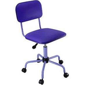Cadeira de Escritório Secretária S/ Regulagem de Altura - Azul Royal
