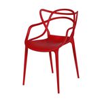 Cadeira de Jantar Allegra Solna - Vermelha